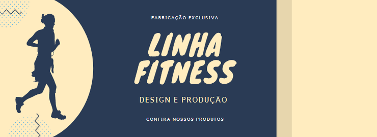 logotipo linha fitness, confira os produtos da linha fitness